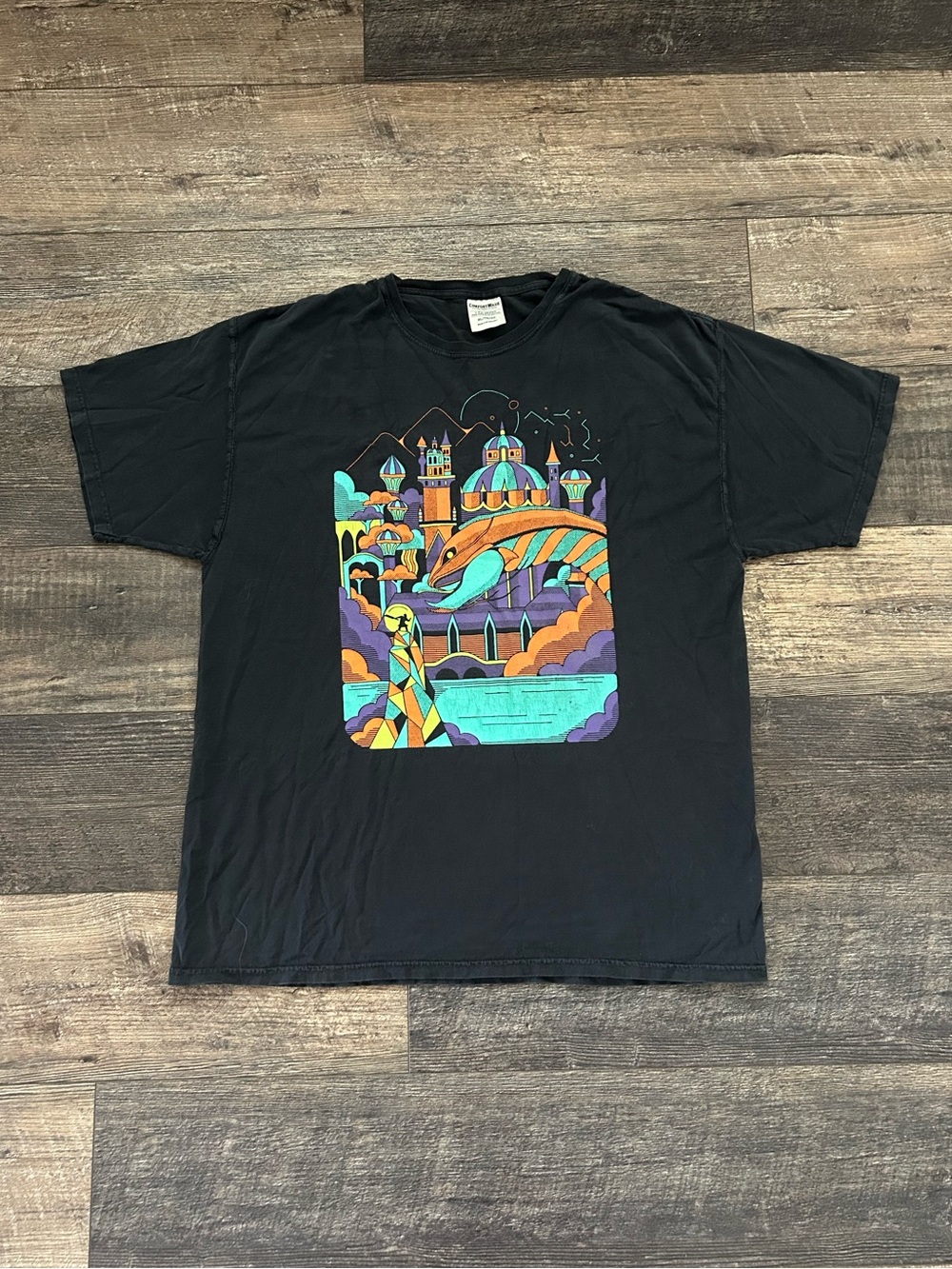 Jon Bellion Glory Sound Prep Tour Merch 2018 Double Sided Men’s XL Black T Shirt